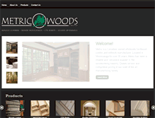 Tablet Screenshot of metricwoods.com
